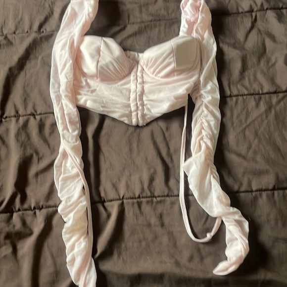 bodycon long sleeve corset top - Picture 1 of 1